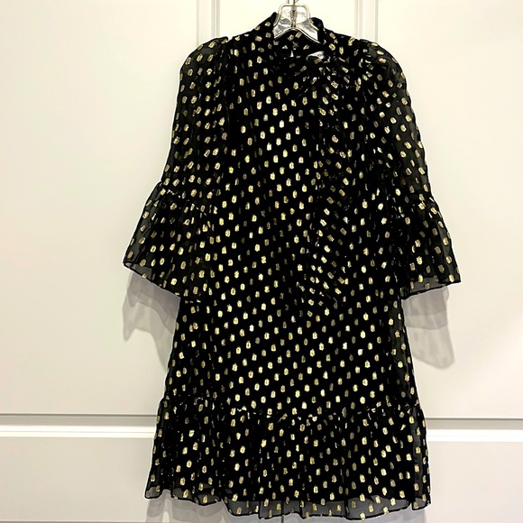 Calvin Klein black and gold dress - Picture 2 of 6